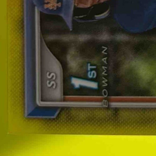 2024 Bowman Chrome Jeremy Rodriguez Auto Yellow Refractor /75 1st Prospect Mets - Sports Cards