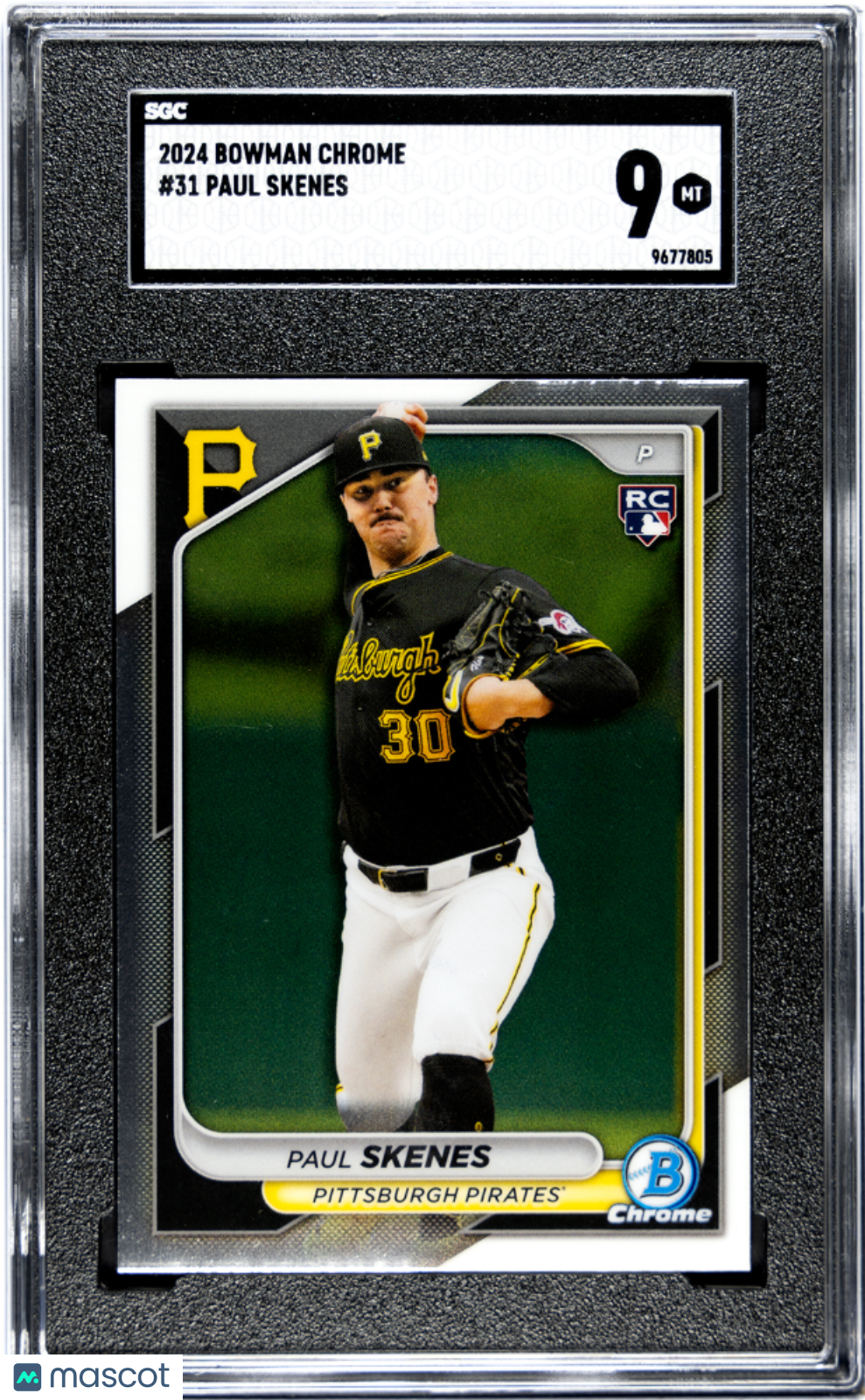 2024 Bowman Chrome Paul Skenes #31 SGC 9 - Graded Sports Cards
