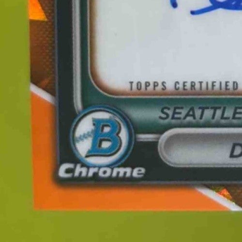 2024 Bowman Chrome Sapphire Dawel Joseph Prospect Auto Orange /25 Mariners - Sports Cards