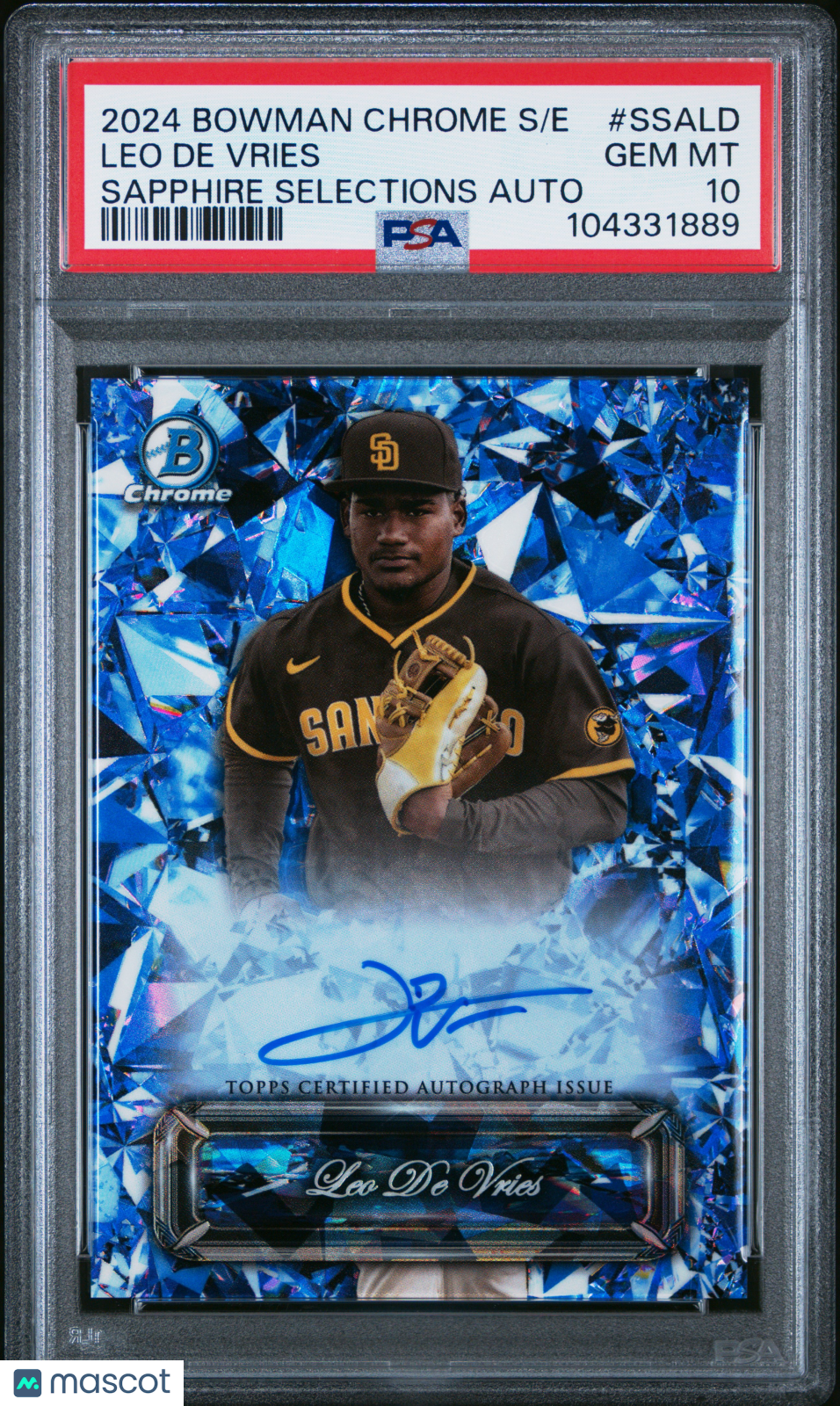 2024 Bowman Chrome Sapphire Edition Selections Auto