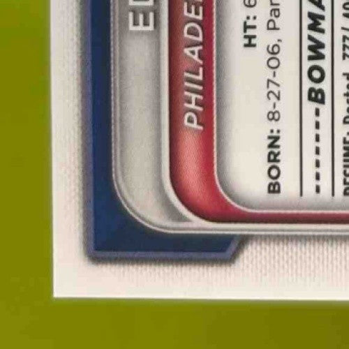 2024 Bowman Chrome Sapphire Eduardo Tait Prospect Auto Gold 38/50 Phillies Sports Cards