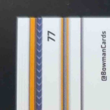 2024 Bowman Chrome University Garrett Greene Orange Shimmer Refractor 3/25 #77 - Sports Cards