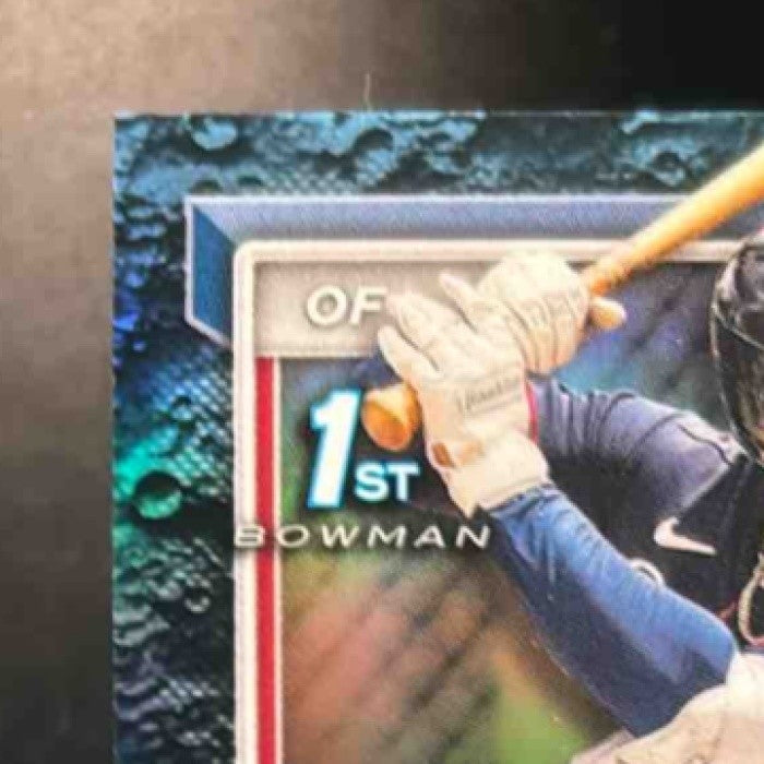 2024 Bowman Douglas Glod Chrome Auto Blue Lunar /150 1st Prospect Atlanta Braves - Sports Cards