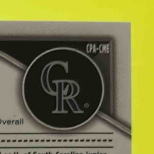 2024 Bowman Draft Cole Messina Chrome Auto Aqua Lava Refractor /199 1st Prospect - Sports Cards