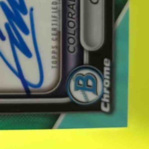 2024 Bowman Draft Cole Messina Chrome Auto Aqua Lava Refractor /199 1st Prospect - Sports Cards