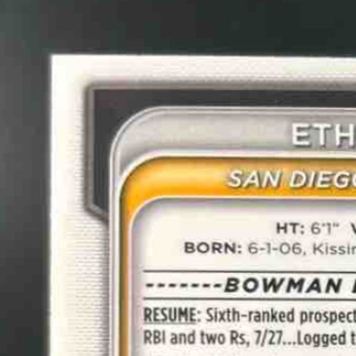 2024 Bowman Draft Ethan Salas Chrome Peanuts #BDC-140 San Diego Padres - Sports Cards