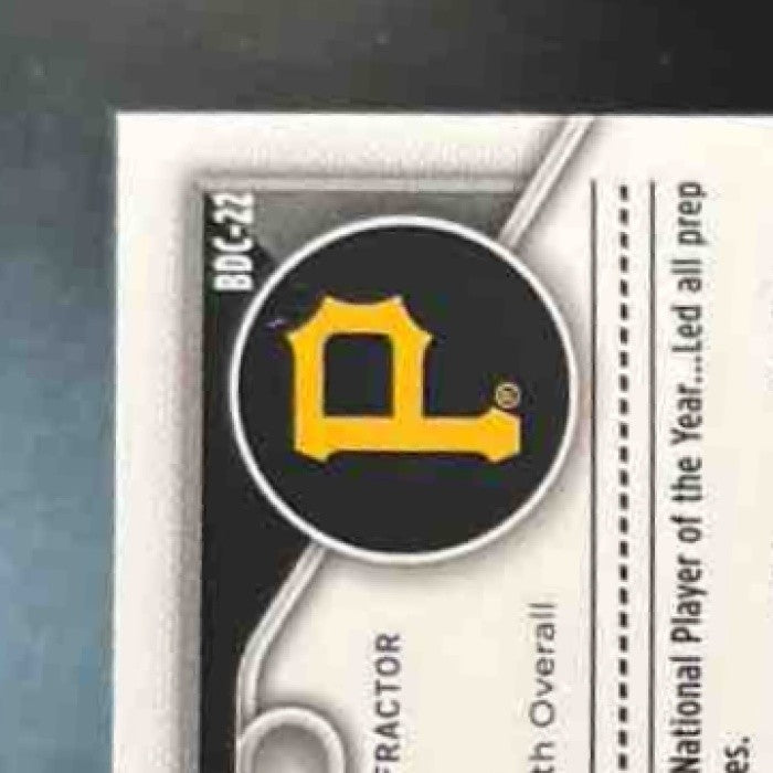 2024 Bowman Draft Konnor Griffin Chrome Refractor #BDC-22 1st Prospect Pirates - Sports Cards