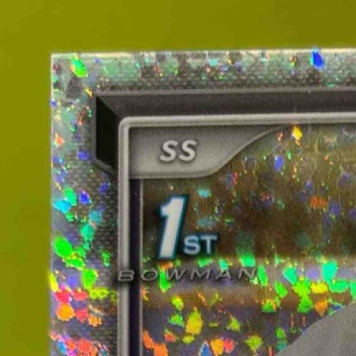 2024 Bowman Kelvin Hidalgo Chrome Auto Mini Diamond /100 1st Prospect Rockies - Sports Cards