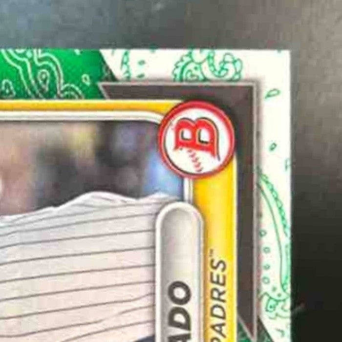 2024 Bowman Manny Machado Green Pattern /99 #94 San Diego Padres - Sports Cards