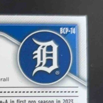 2024 Bowman Max Clark Chrome Prospects Fuchsia Refractor 169/199 Detroit Tigers - Sports Cards