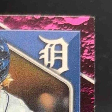 2024 Bowman Max Clark Chrome Prospects Fuchsia Refractor 169/199 Detroit Tigers - Sports Cards