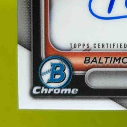 2024 Bowman Rolphy Cruz Chrome Auto #CPA-RC 1st Prospect Baltimore Orioles - Sports Cards