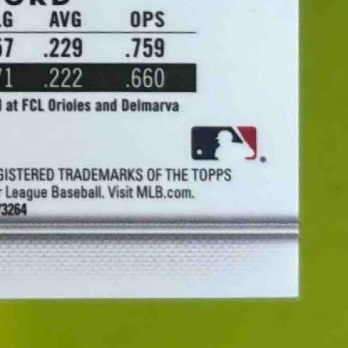 2024 Bowman Rolphy Cruz Chrome Auto #CPA-RC 1st Prospect Baltimore Orioles - Sports Cards