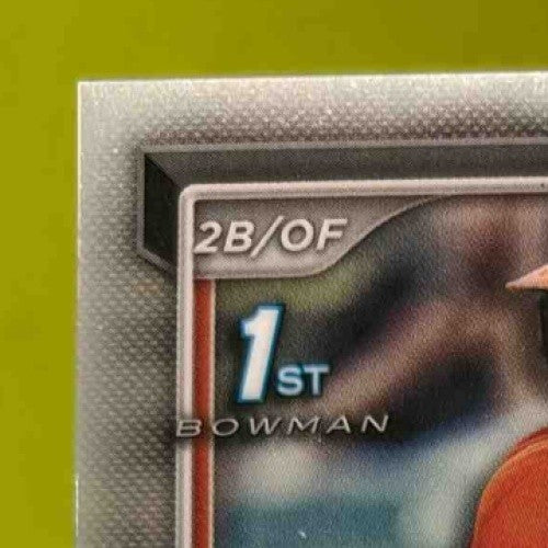 2024 Bowman Rolphy Cruz Chrome Auto #CPA-RC 1st Prospect Baltimore Orioles - Sports Cards