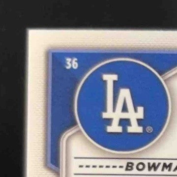 2024 Bowman Yoshinobu Yamamoto Mega Box Mojo Pink Refractor /199 #36 RC Dodgers - Sports Cards