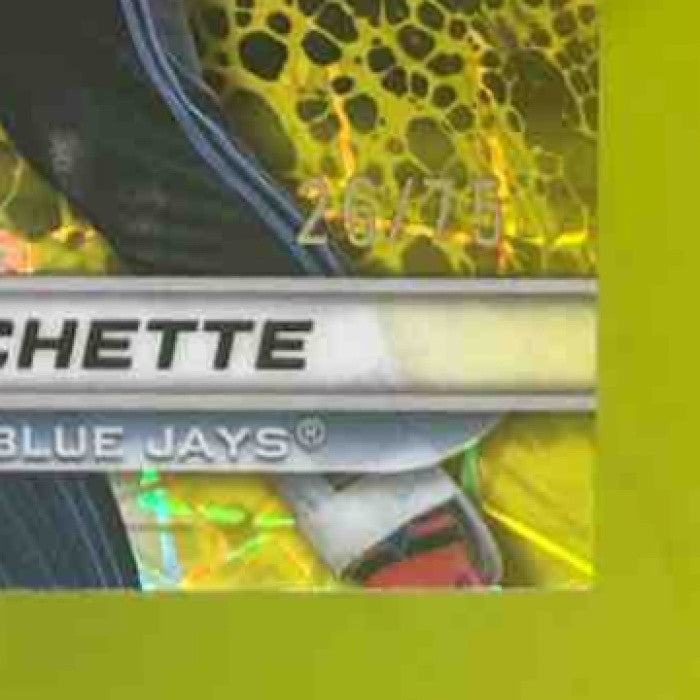 2024 Bowman’s Best Bo Bichette Yellow Lazer Refractor 2/75 #70 Toronto Blue Jays - Sports Cards