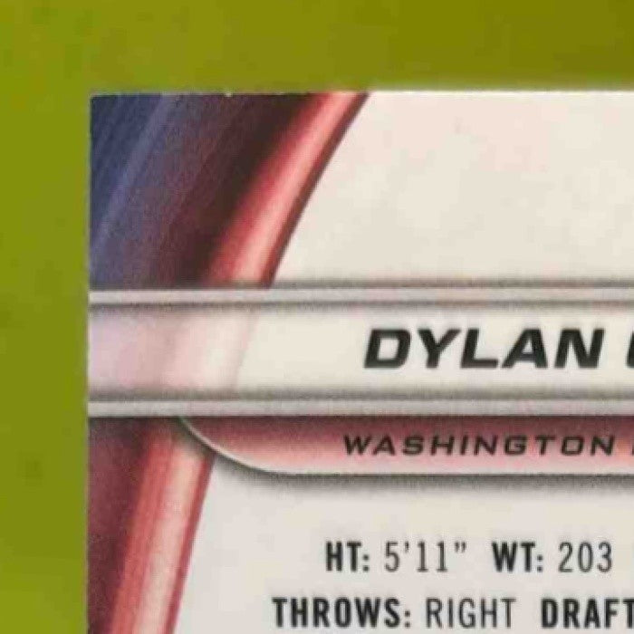 2024 Bowman’s Best Dylan Crews Prospects Green Refractor 14/99 Nationals - Sports Cards