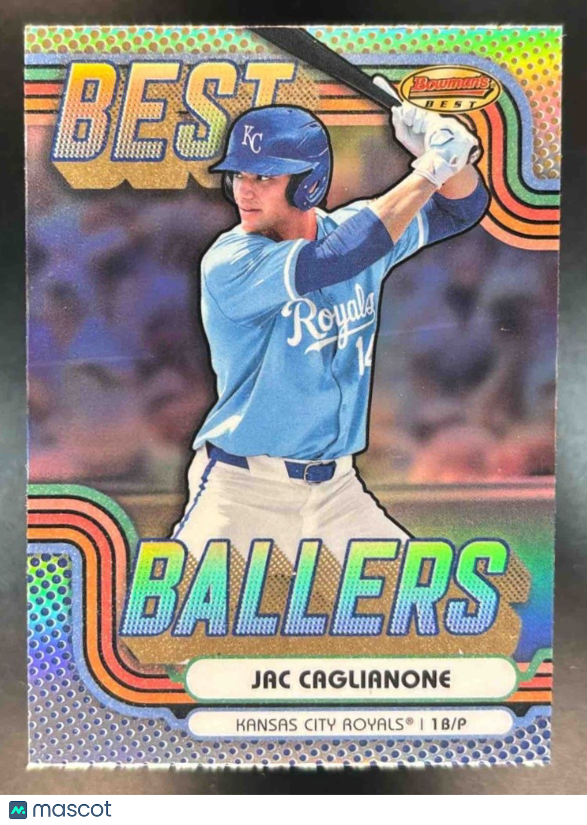 2024 Bowman’s Best Jac Caglianone Ballers #BB-7 Kansas City Royals - Sports Cards