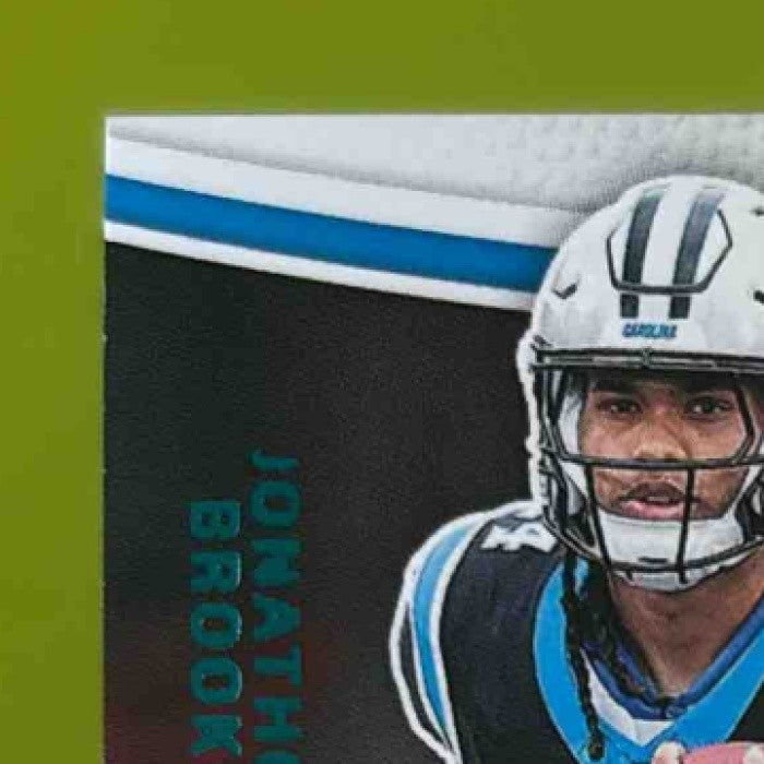 2024 Certified Jonathon Brooks Piece of the Game Signatures /50 MEM RC Panthers - Sports Cards