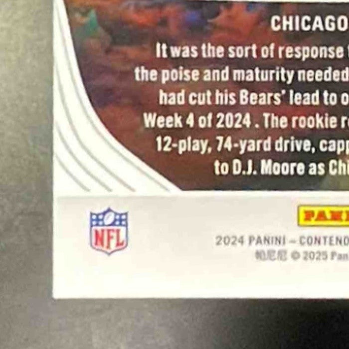 2024 Contenders Optic Caleb Williams Dreams Gold Prizm 01/10 RC Chicago Bears - Sports Cards