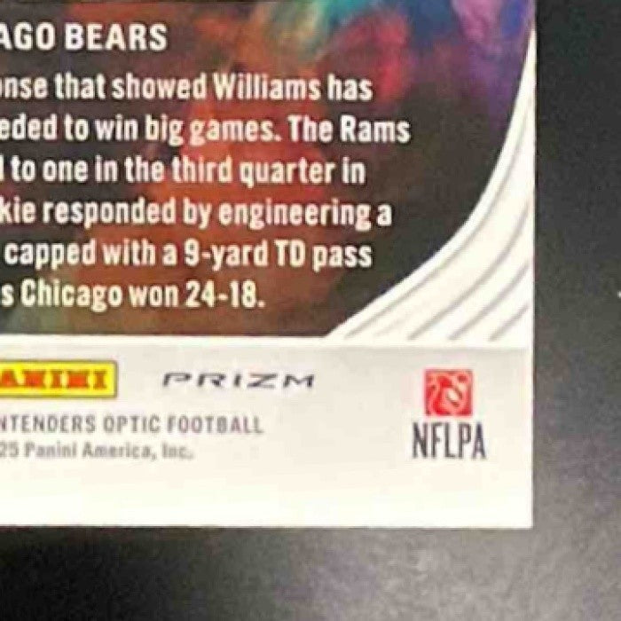2024 Contenders Optic Caleb Williams Dreams Gold Prizm 01/10 RC Chicago Bears - Sports Cards