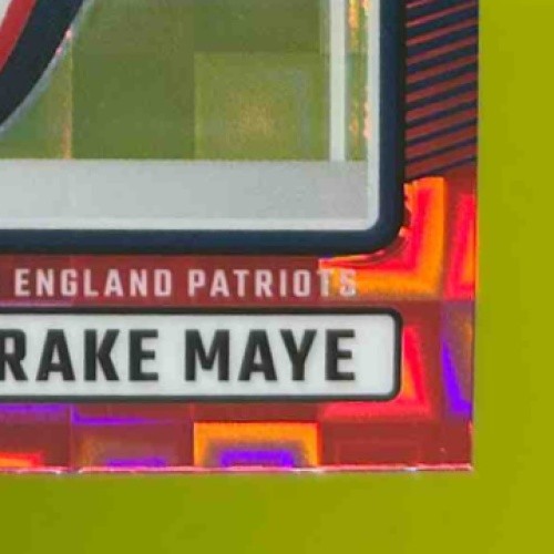 2024 Donruss Drake Maye Optic Rated Rookie Preview Red Pandora #379 New England - Sports Cards