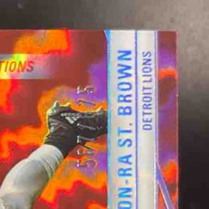 2024 Donruss Elite Amon-Ra St. Brown Aspirations Shimmer /875 #87 Detroit Lions - Sports Cards