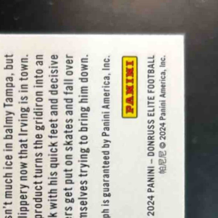 2024 Donruss Elite Bucky Irving Pen Pals Blue Ink Auto RC Tampa Bay Buccaneers - Sports Cards