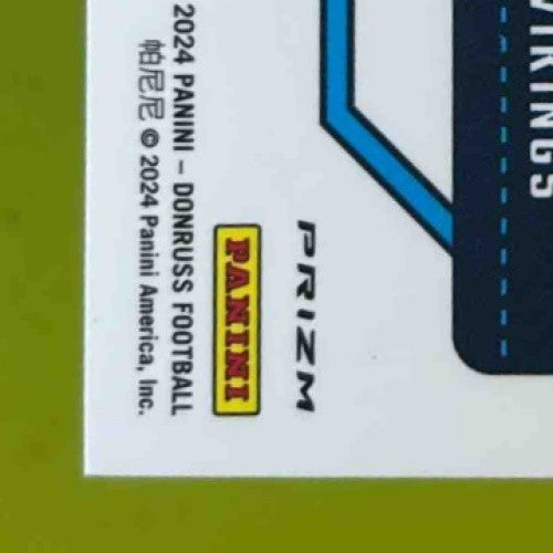 2024 Donruss J.J. McCarthy Optic Rated Rookie Preview Red Wave #303 Vikings - Sports Cards