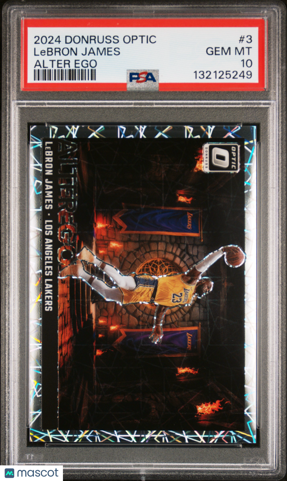 2024 Donruss Optic Alter Ego LeBron James PSA 10 CASE HIT SSP Los Angeles Lakers - Graded Sports Cards