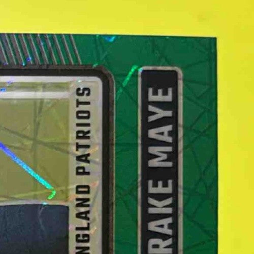 2024 Donruss Optic Drake Maye Green Velocity Rated Rookie New England Patriots - Sports Cards