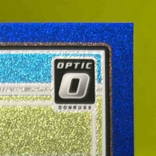 2024 Donruss Optic J.J. McCarthy Blue Glitter 235 Rated Rookie Minnesota Vikings - Sports Cards