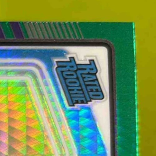 2024 Donruss Optic J.J. McCarthy Green Hyper #235 Rated Rookie Minnesota Vikings - Sports Cards