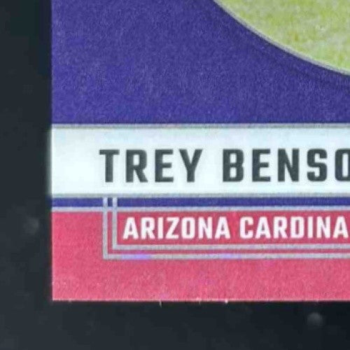 2024 Donruss Optic Trey Benson Hidden Potential Purple Stars /25 #10 RC Cardinal - Sports Cards