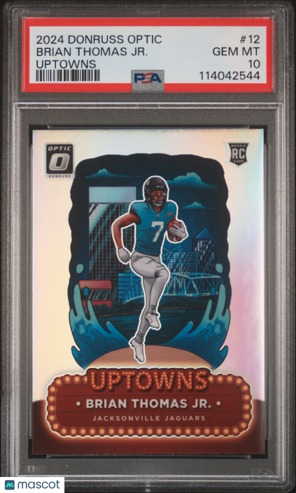 2024 Donruss Optic Uptowns Brian Thomas Jr. PSA 10 Jacksonville Jaguars - Graded Sports Cards