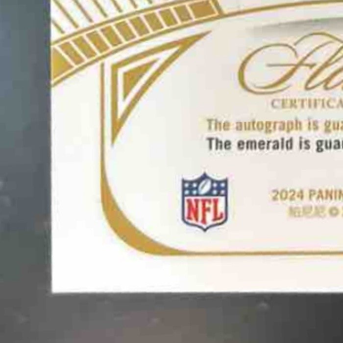 2024 Flawless Spencer Rattler Emerald Gem Auto /5 RC Auto New Orleans Saints - Sports Cards