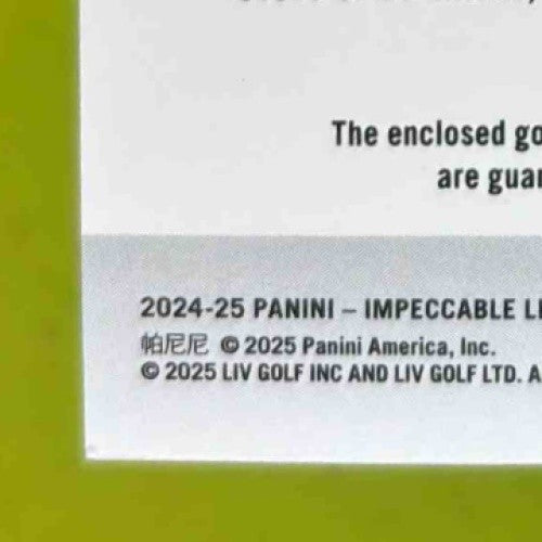 2024 Impeccable LIV Golf Adrian Meronk Elegance Memorabilia Auto Purple 16/19 Sports Cards