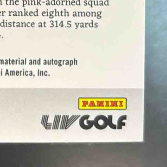 2024 Impeccable LIV Peter Uihlein Elegance Memorabilia Auto /19 RangeGoats GC - Sports Cards