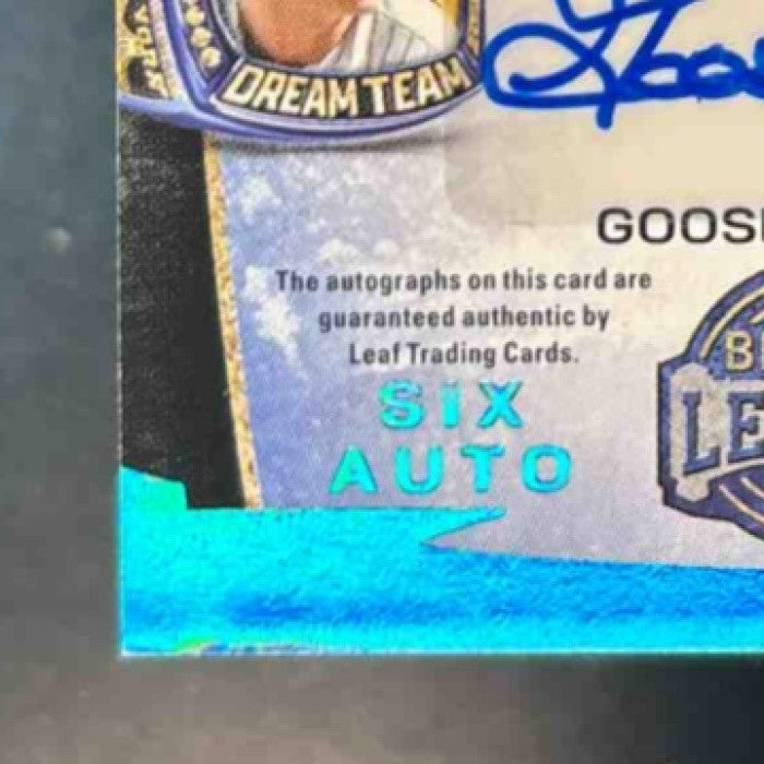 2024 Leaf Bronx Legacy Roger Clemens Chambliss Guidry Goose Dream Ring Team 4/6 - Sports Cards