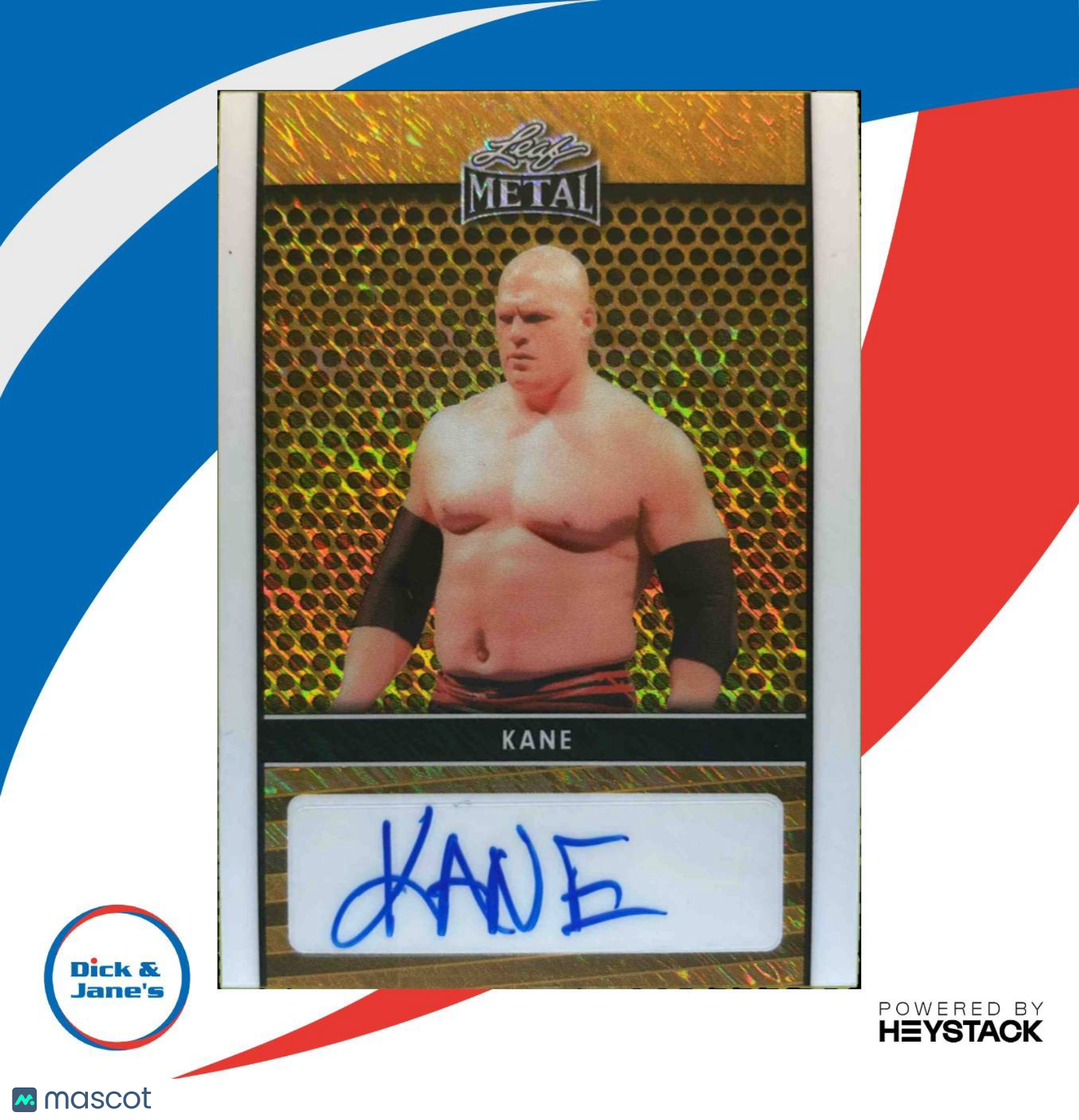2024 Leaf Collective Kane Auto Gold Shimmer 1/1 #LA-K1 - Sports Cards