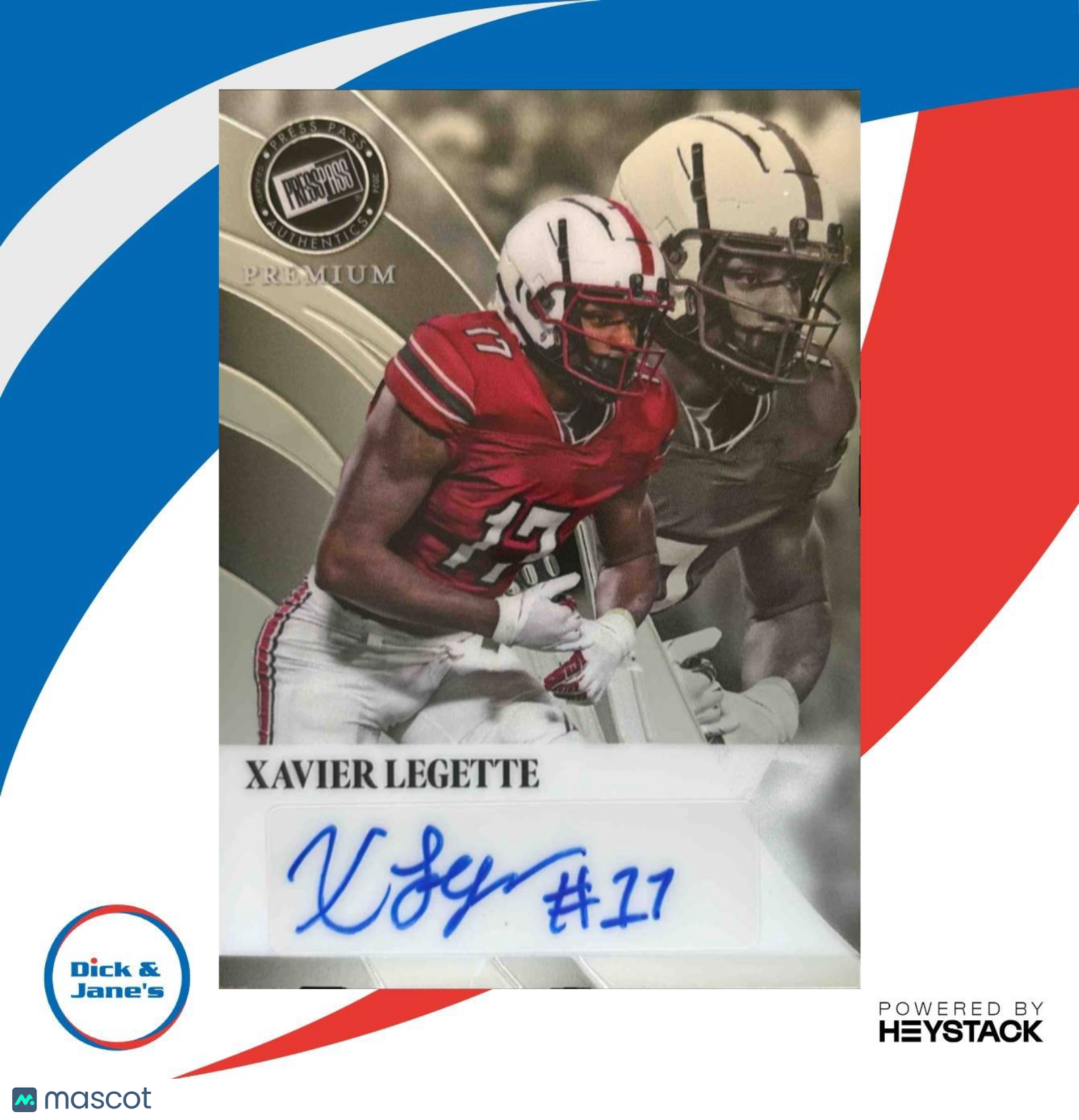 2024 Leaf Electrum Xavier Legette Rookies Auto /49 South Carolina Gamecocks - Sports Cards