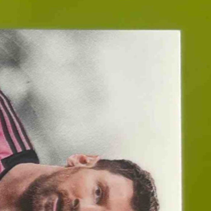 2024 Leaf In The Game Game Used Patch (PINK COLOR MATCH) Lionel Messi MEM - Sports Cards