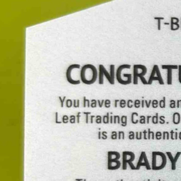 2024 Leaf Metal Brady House Top 100 Prismatic /10 #T-BH1 Auto - Sports Cards