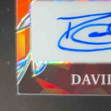 2024 Leaf Metal Sports David Justice A Season to Remember Crystal Orange /4 Auto - Sports Cards