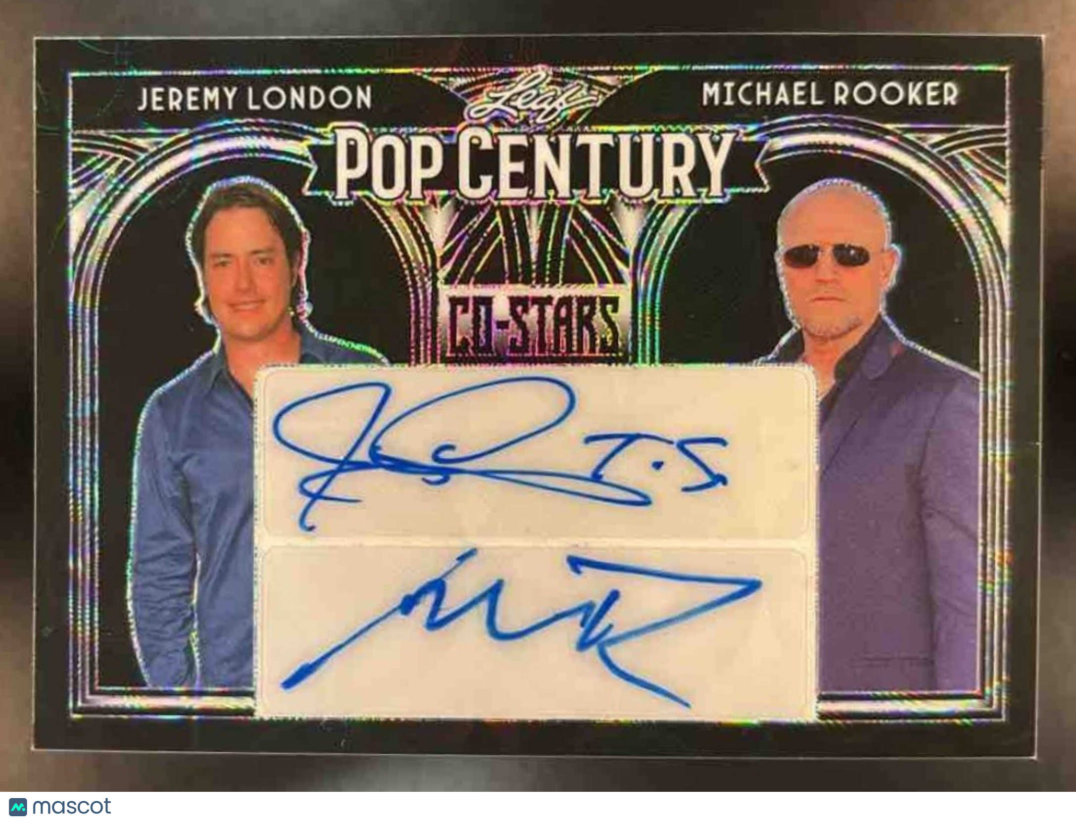 2024 Leaf Pop Century Co-Stars Jeremy London Michael Rooker Dual Auto Black 1/1 - Sports Cards