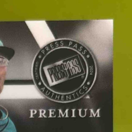 2024 Leaf Press Pass Premium Logan Evans Auto Reflector Prismatic Silver /35 - Sports Cards