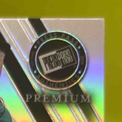 2024 Leaf Press Pass Premium Logan Evans Auto Reflector Prismatic Silver /35 - Sports Cards