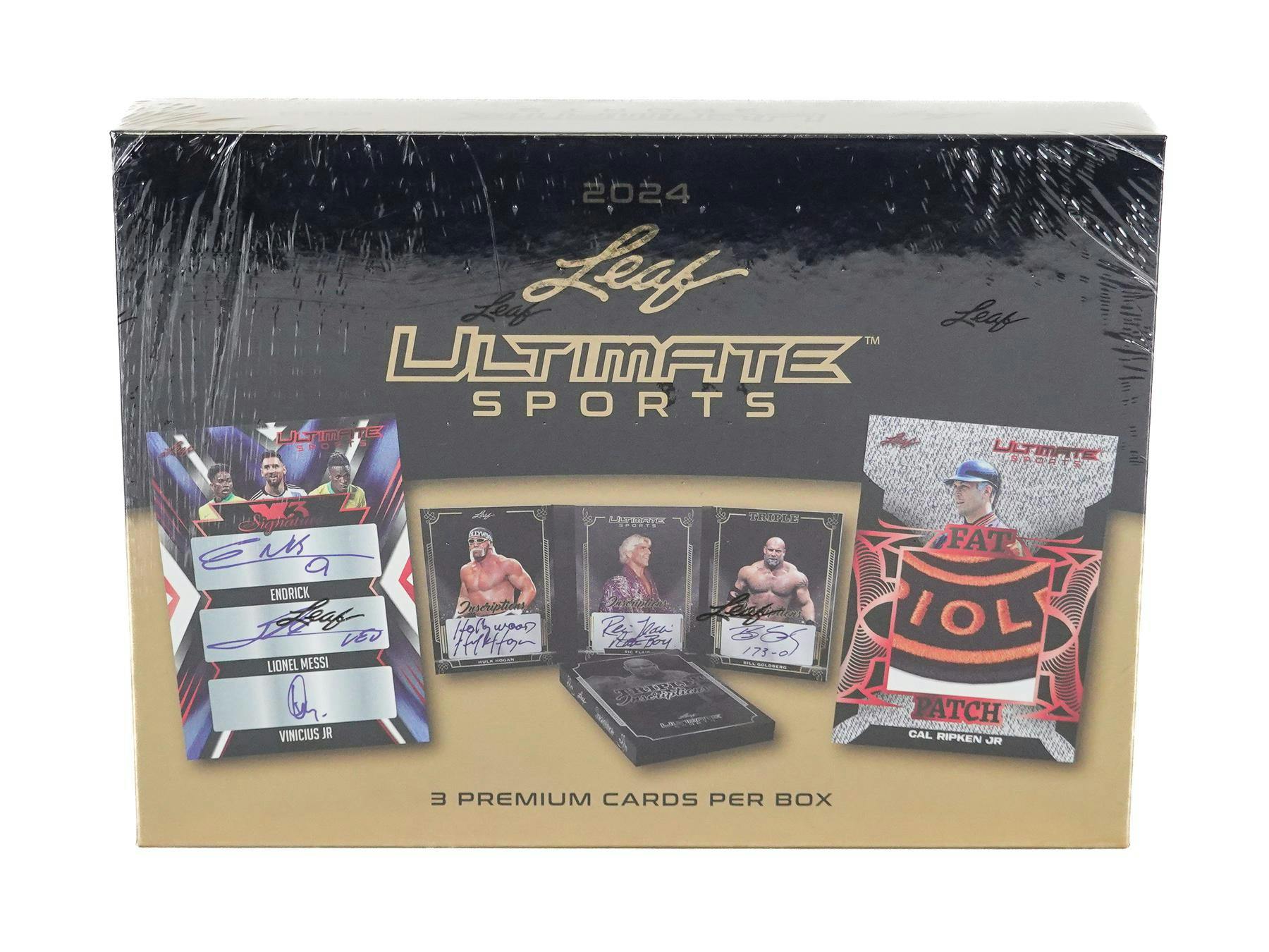 2024 Leaf Ultimate Sports Hobby Box (3 Premium Cards) - NFL Hobby Box