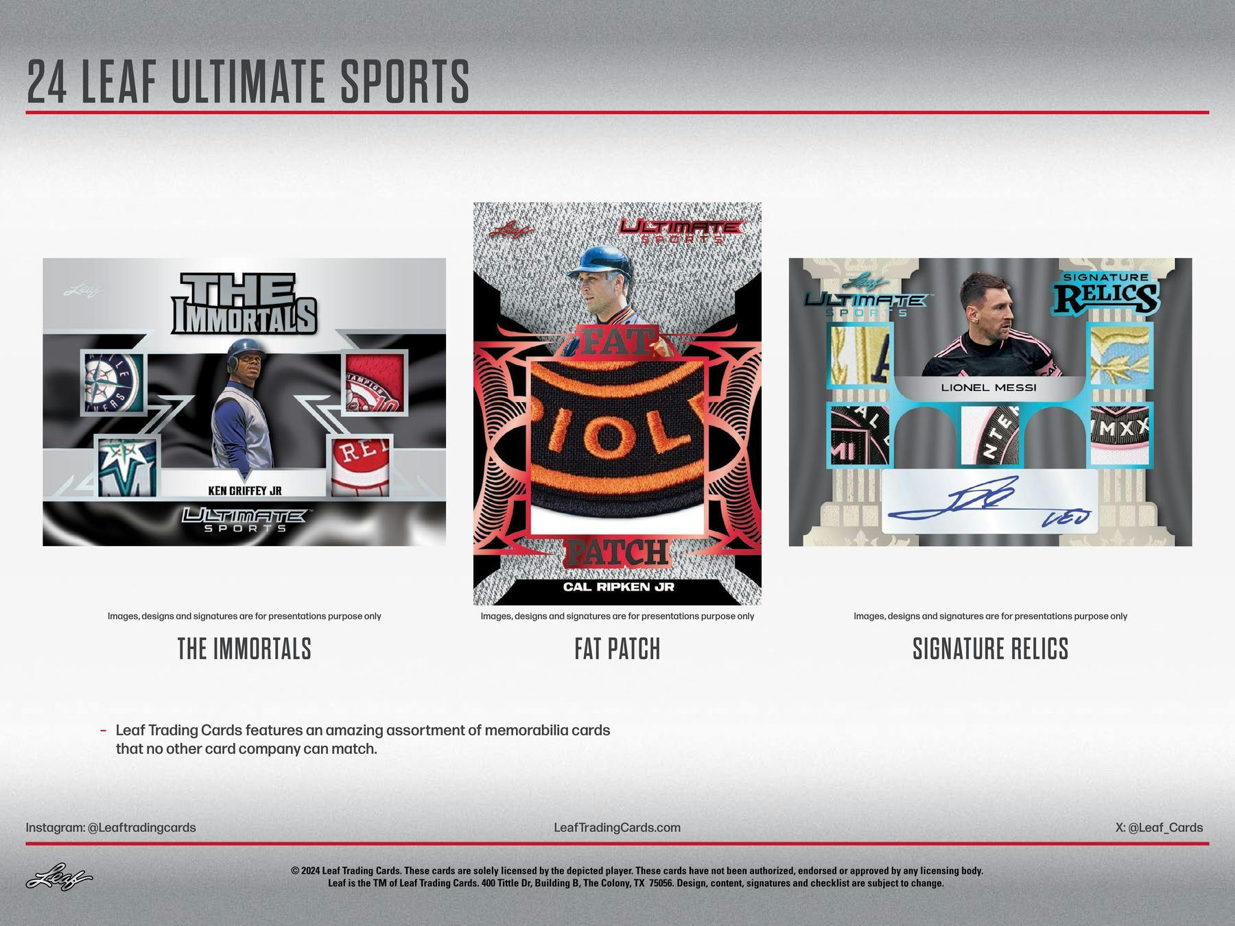 2024 Leaf Ultimate Sports Hobby Box (3 Premium Cards) - NFL Hobby Box