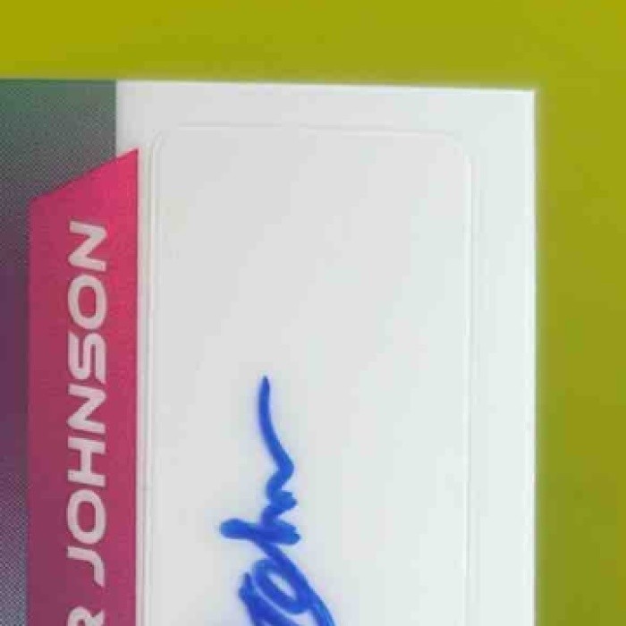 2024 Leaf Vivid Carter Johnson Auto Red 5/8 #BA-CJ1 XRC Miami Marlins - Sports Cards